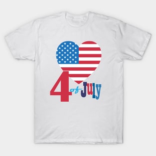 4th Of July & Summer Patriotic Party USA flag Decoration and Gifts T-Shirt